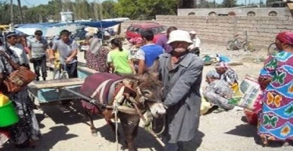 Приграничный с Таджикистаном рынок «Самаркандак» в Баткенском районе перестал функционировать