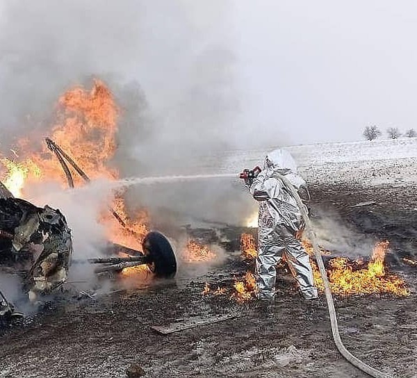 Оташгирии чархбол дар Қазоқистон боиси ба ҳалокат расидан ва замхӣ шудани 3 нафар шуд