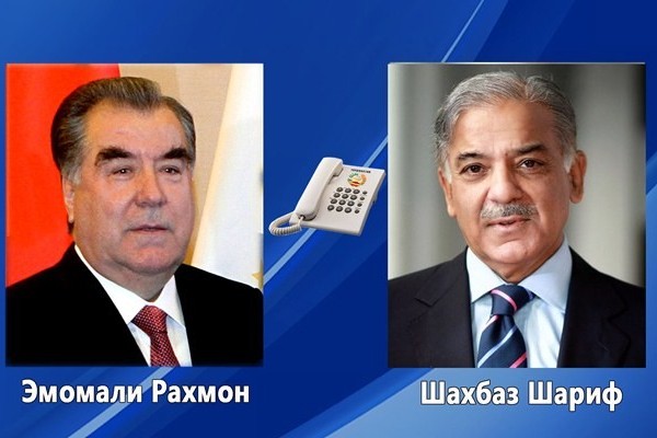 Эмомали Рахмон и Шахбаз Шариф провели телефонные переговоры 