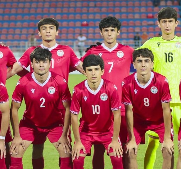 Мақоми сеюми мунтахаби Тоҷикистон дар CAFA U-20