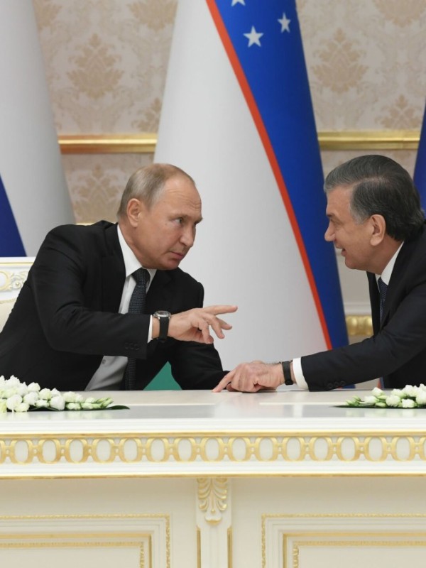Путин и Мирзиёев договорились о совместной подготовке трудовых мигрантов 