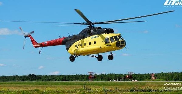 Пилоты вертолета «Ют Эйр» провели сложную операцию в Душанбинском аэропорту