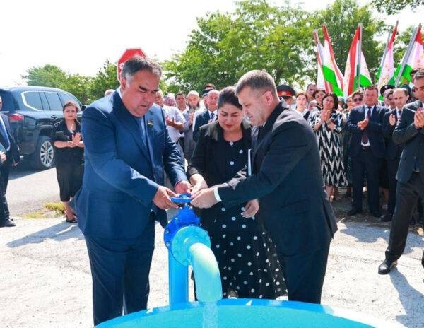 В Бустоне введена в эксплуатацию новая система водоснабжения
