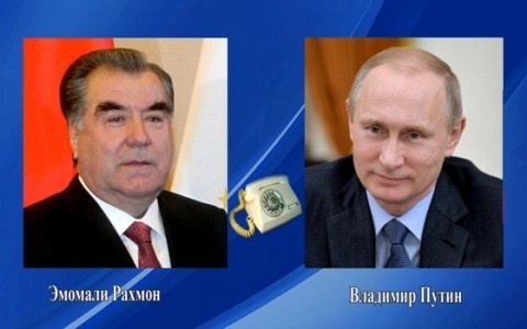 Рахмон и Путин обсудили развитие отношений и мирное урегулирование украинского кризиса 