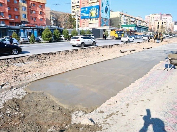 В Худжанде расширяют дорогу на проспекте Рифата Ходжиева