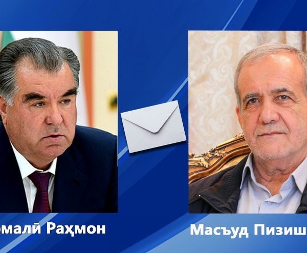 Пешвои миллат ба Масъуд Пизишкиён ба муносибати дастёбӣ ба созиши сулҳ барқияи табрикӣ ирсол намуданд
