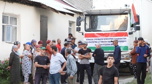 В Рушанский район доставили помощь пострадавшим от стихии