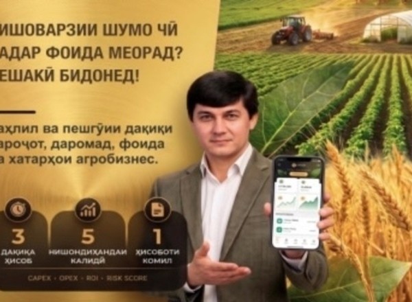 Таджикским фермерам помогут заранее считать прибыль и риски 