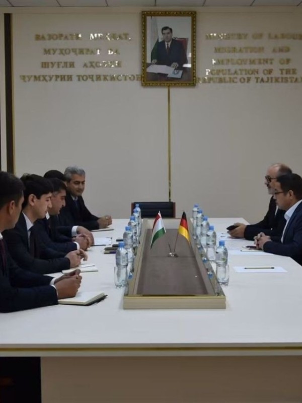 Тоҷикистон ва Олмон масъалаи сафарбар намудани қувваи кориро баррасӣ карданд 