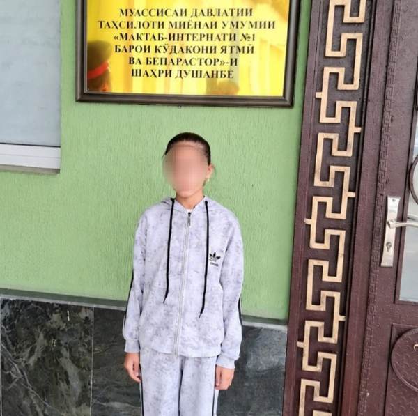 В Душанбе девочку, которая не ходила в школу и попрошайничала, изъяли из семьи