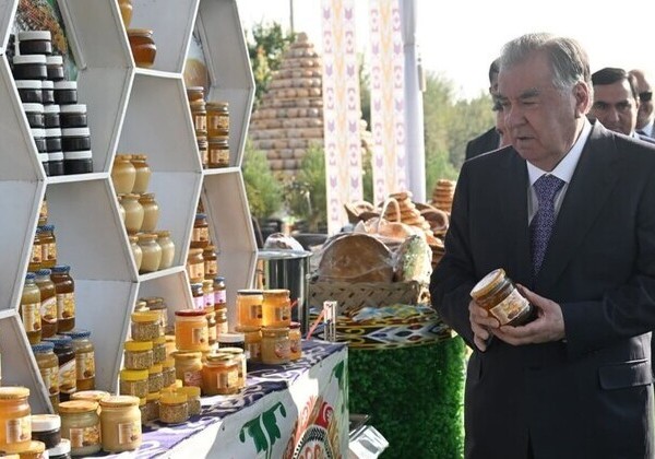 Боздиди Сарвари давлат аз намоиши маҳсулоти кишоварзӣ, ҳунарҳои мардумӣ ва таомҳои миллӣ 