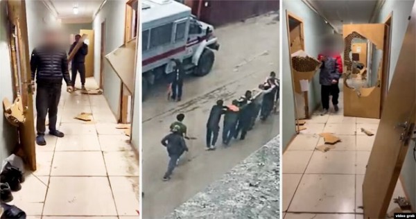 Бойцы ОМОН устроили облаву на общежитие таджикских мигрантов