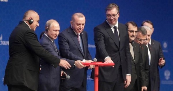 Путин и Эрдоган запустили газопровод «Турецкий поток»