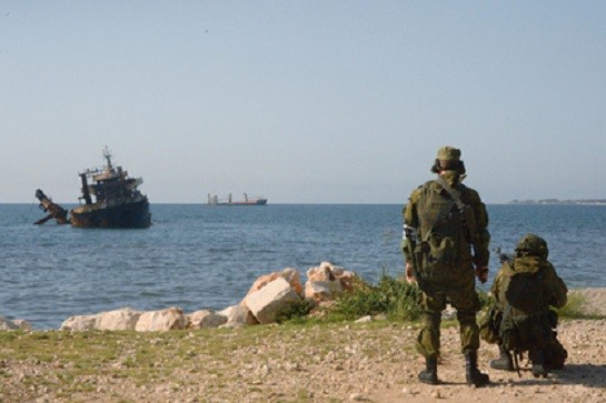 Российские морпехи высадились в Сирии