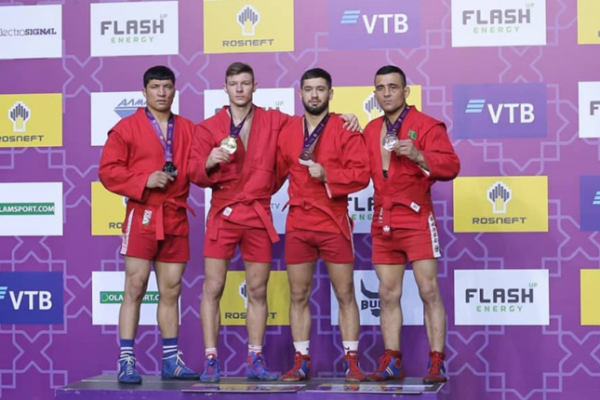 Таджикские самбисты завоевали три медали в чемпионате мира в Ташкенте