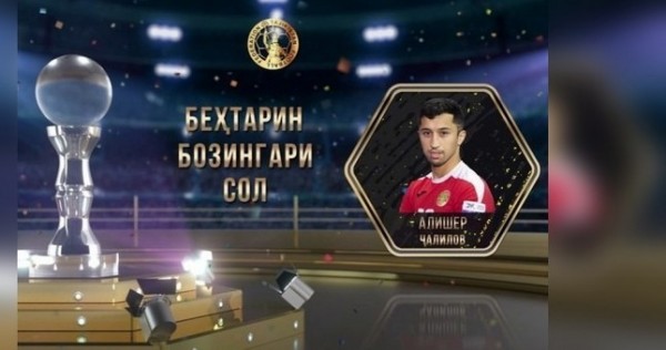Алишер Джалилов признан лучшим футболистом Таджикистана 2019 года