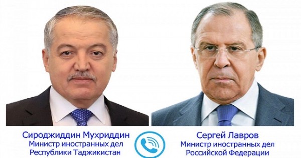 Главы МИД Таджикистана и России провели телефонный разговор