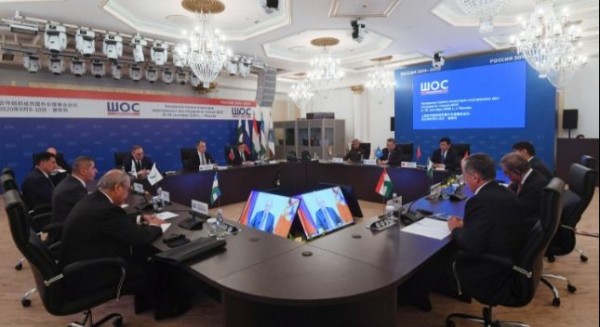 Сироджиддин Мухриддин выступил на встрече глав МИД ШОС с Президентом Российской Федерации