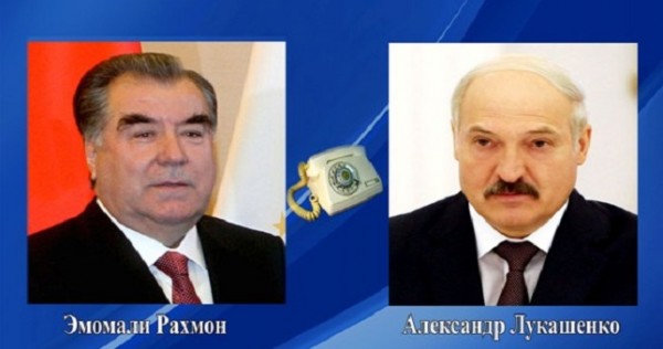 Эмомали Рахмон провел телефонный разговор с Александром Лукашенко