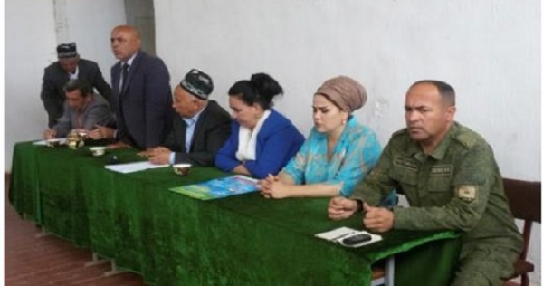 В Вахшском районе населению разъясняют правила пожарной безопасности