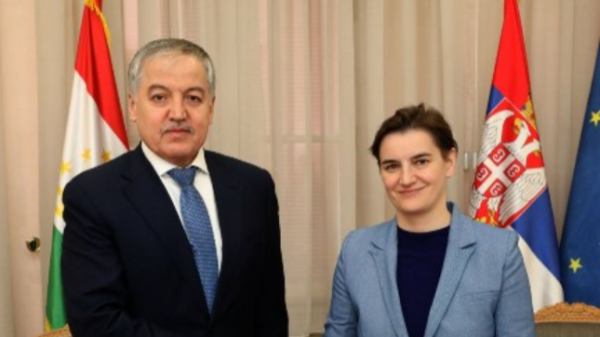 Глава МИД Таджикистана встретился с Премьер-министром Сербии