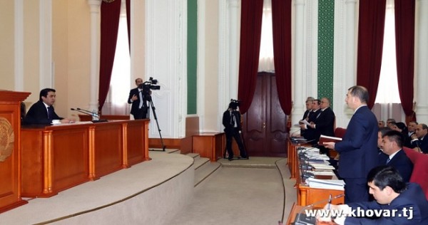 Сегодня в Душанбе состоялось заседание по подведению итогов социально-экономического развития города за 2019 год