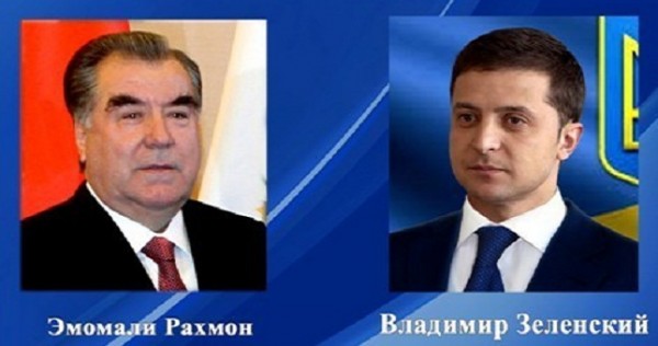 Эмомали Рахмон поздравил Владимира Зеленского с победой на выборах президента Украины