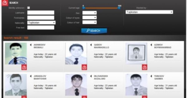 Москва разыскивает через Интерпол 28 боевиков ИГ - граждан Таджикистана