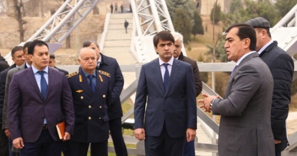 Председателем города Душанбе Рустами Эмомали дан старт началу реконструкции ряда коммуникационных объектов