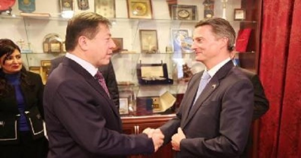 Глава МВД обсудил с представителем посольства США вопросы сотрудничества в борьбе с терроризмом