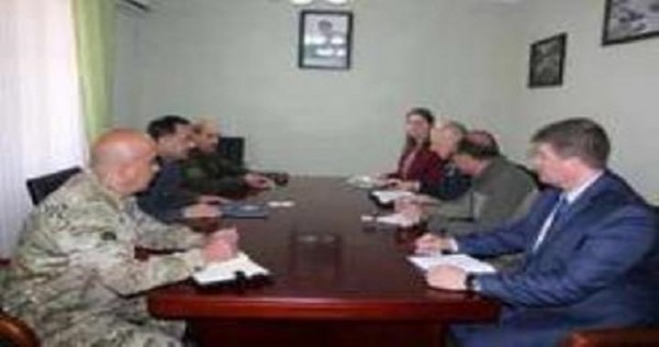 Глава КЧС встретился с военным атташе посольства США