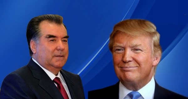 Дональд Трамп и Эмомали Рахмон обменялись поздравительными телеграммами