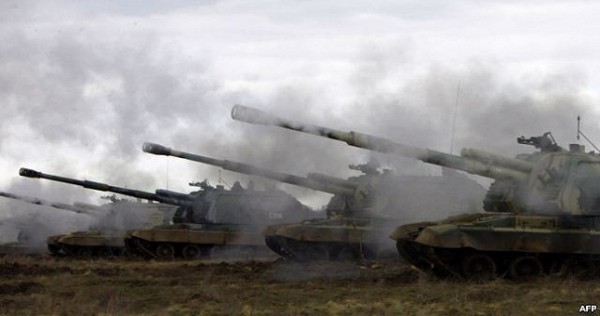 Российская военная база проводит учения в Таджикистане