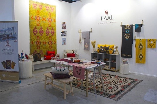 Таджикский бренд «LA’AL Textiles» был представлен на фестивале Dubai Design Week 2019