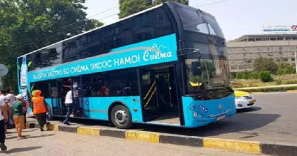 В Душанбе появился первый даблдекер