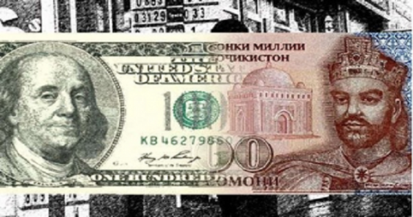 Сомони продолжает падать, а Доллар расти