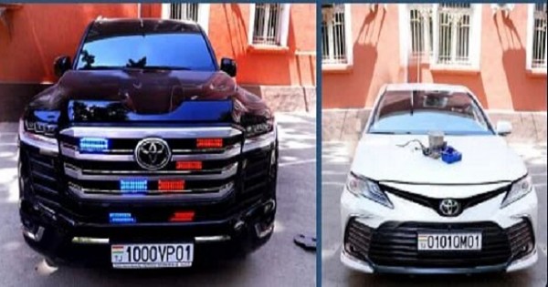 В Душанбе задержали автомобили с незаконными сиренами и мигалками