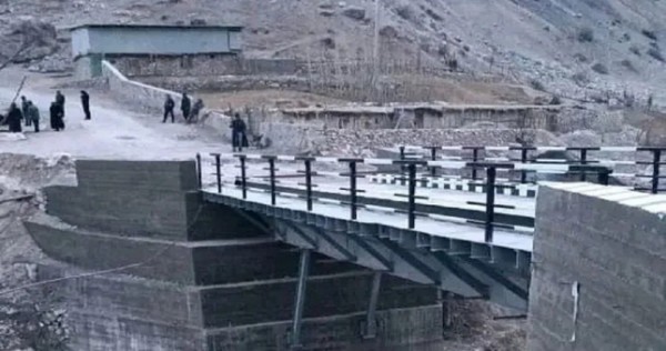 В Айни восстановили мост, построенный в советские годы