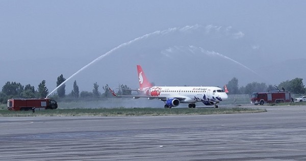«Buta Airways» совершила первый прямой рейс по маршруту «Баку – Душанбе – Баку»
