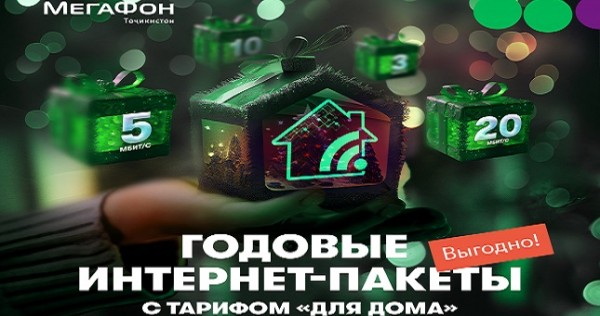 Домашний интернет: не думай об оплате целый год!