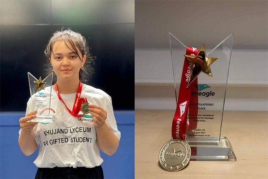 Фируза Абдуллоева стала обладательницей Гран При международной олимпиады в Лондоне