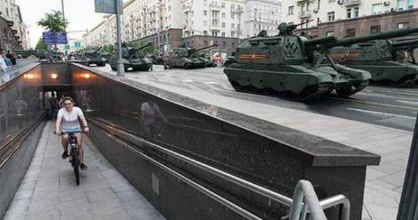 Генеральная репетиция парада Победы началась на Красной площади
