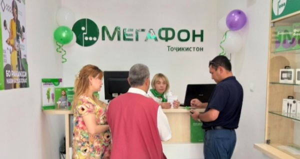 МегаФон Таджикистан открыл новый салон в Гулистоне