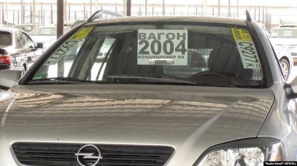 В Таджикистане дорожают подержанные автомобили