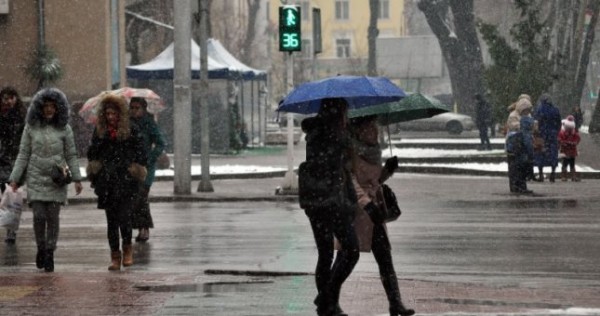 Сегодня в Таджикистане холодно, пройдут сильные дожди