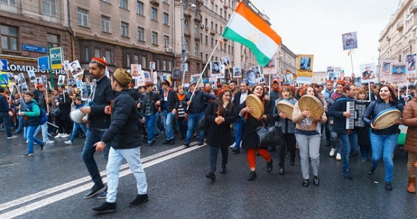Уроженцы Таджикистана пройдут колонной на акции "Бессмертный полк" в Москве