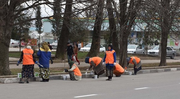 Дороги Душанбе обновляют к приезду Владимира Путина