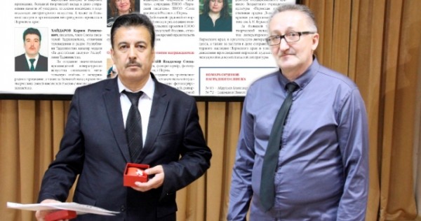 Карим Хайдар награждён орденом Достоевского I степени