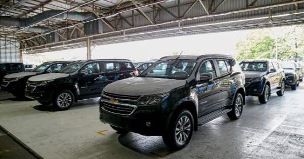 Завод GM в Таиланд  отправил партию автомобилей Chevrolet Trailblazer в Узбекистан