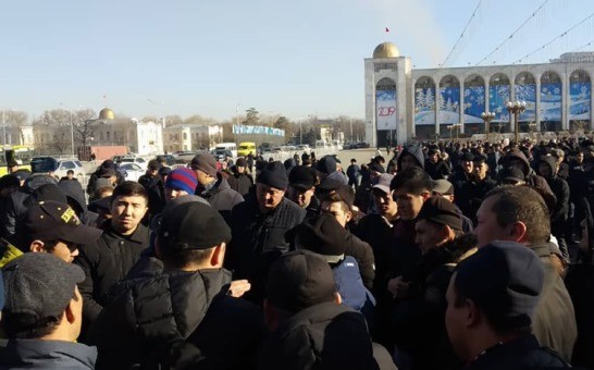 В Бишкеке прошел второй за месяц митинг против китайской экспансии